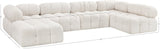 Ames Boucle Fabric Sectional - Modern Modular Elegance for Stylish Living Room Transformations