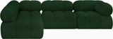 Ames Boucle Fabric Sectional Sofa - Modern Modular Design for Stylish Living Room Transformations