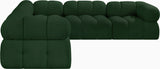 Ames Boucle Fabric Sectional - Modern, Stylish Modular Sofa to Elevate Your Living Space Elegance