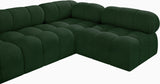 Ames Boucle Fabric Sectional - Modern Modular Elegance for Stylish Living Room Transformations
