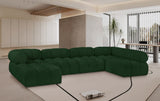 Ames Boucle Fabric Sectional - Modern Modular Elegance for Stylish Living Room Transformations