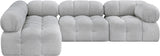 Ames Boucle Fabric Sectional Sofa - Modern Modular Design for Stylish Living Room Transformations