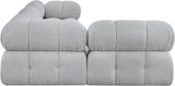 Ames Boucle Fabric Sectional Sofa - Modern Modular Design for Stylish Living Room Transformations