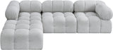 Ames Boucle Fabric Modular Sectional - Elevate Your Living Space with Modern Elegance & Versatility