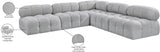 Ames Boucle Fabric Modular Sectional - Modern Elegance for Stylish Living Spaces and Endless Designs