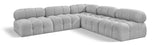 Ames Boucle Fabric Modular Sectional - Modern Elegance for Stylish Living Spaces and Endless Designs