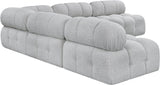 Ames Boucle Fabric Modular Sectional - Modern Elegance for Stylish Living Spaces and Endless Designs
