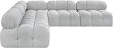 Ames Boucle Fabric Modular Sectional - Modern Elegance for Stylish Living Spaces and Endless Designs