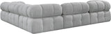Ames Boucle Fabric Sectional - Modern, Stylish Modular Sofa to Elevate Your Living Space Elegance