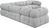 Ames Boucle Fabric Sectional - Modern, Stylish Modular Sofa to Elevate Your Living Space Elegance