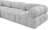 Ames Boucle Fabric Sectional - Modern, Stylish Modular Sofa to Elevate Your Living Space Elegance