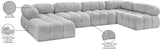 Ames Boucle Fabric Sectional - Modern Modular Elegance for Stylish Living Room Transformations
