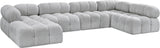 Ames Boucle Fabric Sectional - Modern Modular Elegance for Stylish Living Room Transformations