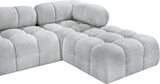 Ames Boucle Fabric Sectional - Modern Modular Elegance for Stylish Living Room Transformations