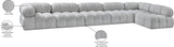 Ames Boucle Fabric Modular Sectional - Modern Sophistication for Your Stylish Living Space