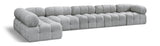 Ames Boucle Fabric Modular Sectional - Modern Sophistication for Your Stylish Living Space