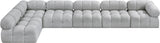 Ames Boucle Fabric Modular Sectional - Modern Sophistication for Your Stylish Living Space