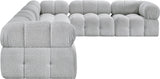 Ames Modular Sectional Sofa - Elevate Your Living Space with Elegant Boucle Fabric Design and Style