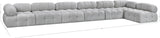 Ames Boucle Fabric Sectional - Modern Modular Design for Stylish Living Spaces and Endless Configurations