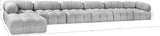 Ames Boucle Fabric Sectional - Modern Modular Design for Stylish Living Spaces and Endless Comfort
