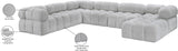 Ames Boucle Fabric Sectional Sofa - Modern Modular Design to Elevate Your Living Space Elegance