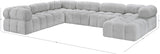 Ames Boucle Fabric Sectional Sofa - Modern Modular Design to Elevate Your Living Space Elegance