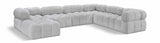 Ames Boucle Fabric Sectional Sofa - Modern Modular Design to Elevate Your Living Space Elegance