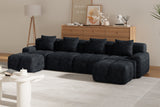 NEXO 135" 4-Seater Sofa with 2 Ottomans