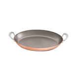 Mauviel M'Heritage M'150 S Copper Oval Pan With Cast Stainless Steel Handles