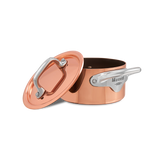 Mauviel M'MINIS Copper Stewpan With Stainless Steel Handles, 0.34-Quart