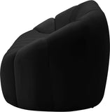 Elijah Contemporary Loveseat - Modern Comfort with Deep Channel Tufting and Chic Design Elements