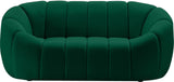 Elijah Contemporary Loveseat - Modern Comfort with Deep Channel Tufting and Chic Design Elements