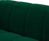 Elijah Contemporary Loveseat - Modern Comfort with Deep Channel Tufting and Chic Design Elements