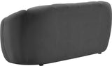 Elijah Contemporary Loveseat - Modern Comfort with Deep Channel Tufting and Chic Design Elements