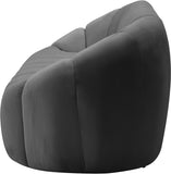 Elijah Contemporary Loveseat - Modern Comfort with Deep Channel Tufting and Chic Design Elements