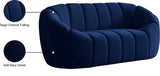 Elijah Contemporary Loveseat - Modern Comfort with Deep Channel Tufting and Chic Design Elements