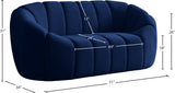 Elijah Contemporary Loveseat - Modern Comfort with Deep Channel Tufting and Chic Design Elements