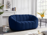 Elijah Contemporary Loveseat - Modern Comfort with Deep Channel Tufting and Chic Design Elements