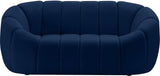Elijah Contemporary Loveseat - Modern Comfort with Deep Channel Tufting and Chic Design Elements