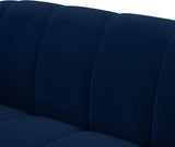 Elijah Contemporary Loveseat - Modern Comfort with Deep Channel Tufting and Chic Design Elements