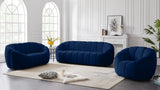 Elijah Contemporary Loveseat - Modern Comfort with Deep Channel Tufting and Chic Design Elements