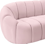Elijah Contemporary Loveseat - Modern Comfort with Deep Channel Tufting and Chic Design Elements