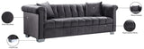 Kayla Velvet Contemporary Sofa – Luxurious Design with Chrome Legs & Cozy Pillows for Your Living Space