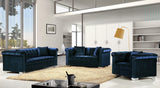 Kayla Velvet Loveseat - Chic Contemporary Design with Stylish Chrome Legs and Plush Throw Pillows