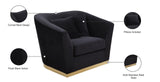 Arabella Velvet Chair - Glamorous Comfort with Gold Stainless Steel Base and Curved Design for Modern Spaces