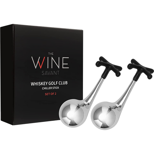 Golf Stick Shaped Stainless Steel Whiskey Stones