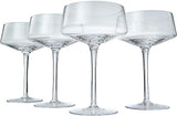 Luxury Martini Glass Set of 4 | 10oz