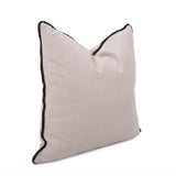 20 x 20 Outdoor Pillow with Dec Cord- Seascape Sand- Poly Insert