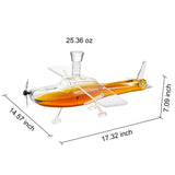 Airplane Whiskey Decanter, Cessna 172 Plane 25oz
