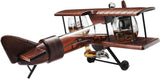 (EU ONLY) Whiskey-Dekanter-Set und Gläser, antikes Holz-Flugzeug – The Wine Savant Whiskey Geschenkset und 2 Flugzeuggläser, Pilotengeschenk mit beweglichen Teilen, alkoholbezogenes Geschenk, groß, 53.3 cm